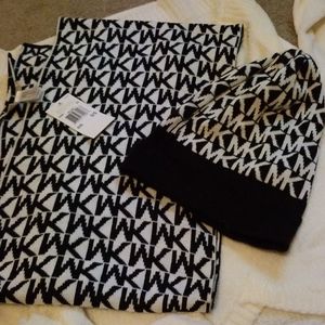 Michael Kors scarf and hat